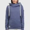 Khujo Rhabea - Hoodie - Dunkelblau -Kleding Discountwinkel 7b06425f3cfa426198d1ce1cd904d2a5