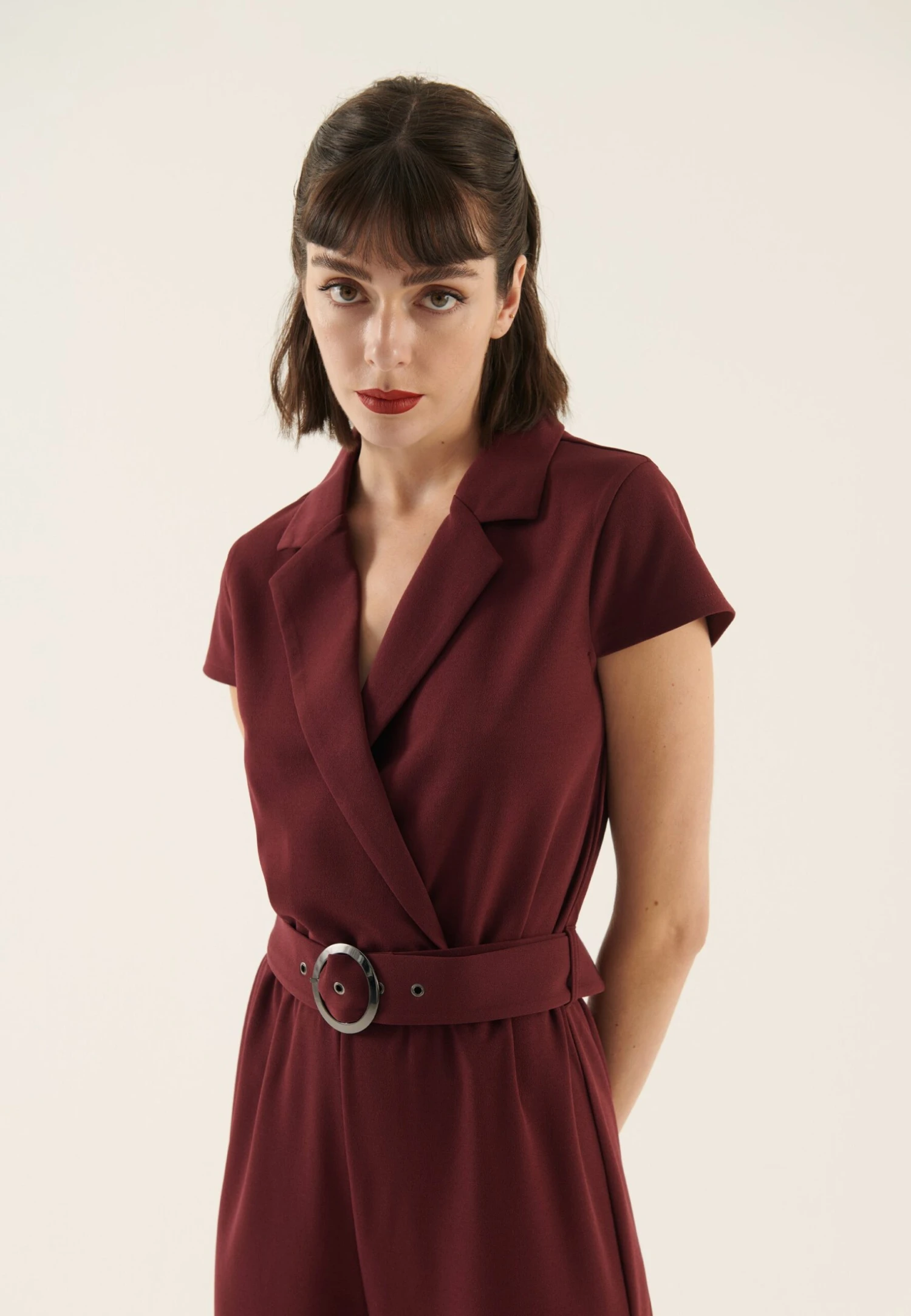 Anna Field Jumpsuit - Bordeaux 5 Anna Field Jumpsuit - Bordeaux - Afbeelding 3