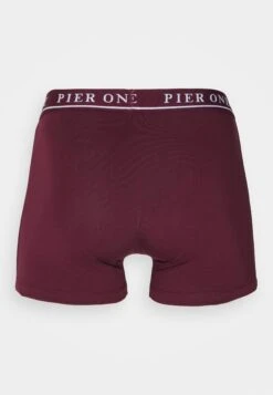 Pier One 5 Pack - Onderbroeken - Bordeaux/Mottled Grey -Kleding Discountwinkel 7da8844dcdf84f679d2ae215c1b81ed3