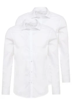 Pier One 2 Pack - Zakelijk Overhemd - White -Kleding Discountwinkel 80b0853fe93b4ce78b05673341572c11