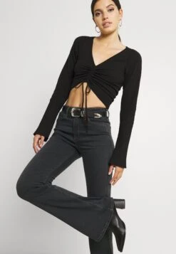 Lee Breese - Flared Jeans - Washed Black -Kleding Discountwinkel 82a30d265d7b4922abf228ae3db9b454