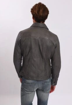 Lee Cooper Leren Jas - Vintage Grey 8 Lee Cooper Leren Jas - Vintage Grey -Kleding Discountwinkel 849cf0ae91b443cc901670d406c7293a