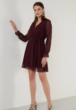 LELA Mini- Jurk - Purple -Kleding Discountwinkel 89518ee969f44ebfb4428b300136144f