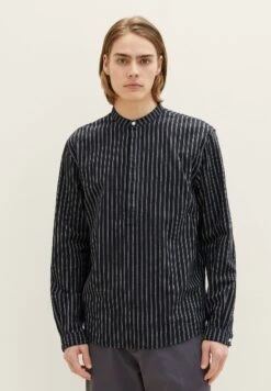 TOM TAILOR Denim Mit Stehkragen - Overhemd - Black Stripe