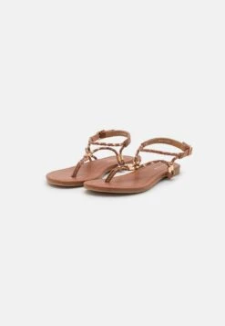 Anna Field Teensandalen - Cognac/Gold -Kleding Discountwinkel 8e1d6ac5d8ec478886ba5afccecbc513