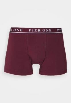 Pier One 5 Pack - Onderbroeken - Bordeaux/Mottled Grey -Kleding Discountwinkel 8feadeb1019a407bb7ad814b34c1c75e