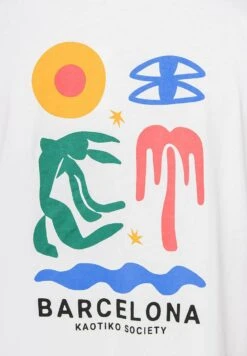 Kaotiko Barcelone - T-Shirt Print - Weiß 9 Kaotiko Barcelone - T-Shirt Print - Weiß -Kleding Discountwinkel 929f1f67e081449da39410d5b0e87a5e