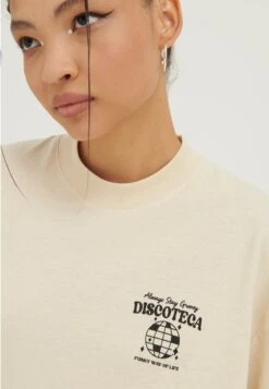 YOURTURN Unisex - T-Shirt Print - Mottled Light Brown -Kleding Discountwinkel 941aa9d5ee30436d949c8e1dc9b62969