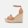 Steve Madden Sivian - Sandalen Met Hoge Hak - Camel -Kleding Discountwinkel 9640fea037a64bd2a36036646ef8f0ba