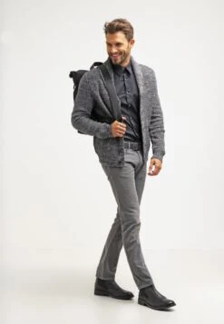 Pier One Vest - Dark Grey Melange -Kleding Discountwinkel 9a088d2c532449e899aaa7f8f07949a5