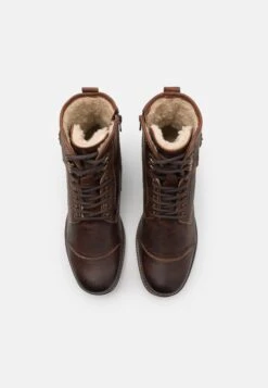 Pier One Leather - Veterboots - Brown -Kleding Discountwinkel 9cdda29c31d1480bad87b1b7287b863e