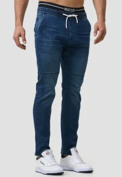 Indicode Jeans Fabrizio - Slim Fit Jeans - White Rinse -Kleding Discountwinkel 9d309f3244624f87a9a9aed1e2546f62