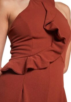 Wal G Penelope Frill - Jumpsuit - Burnt Orange -Kleding Discountwinkel a01560c223df4260a8e36e2d9a3bd729