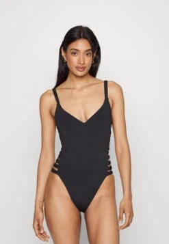 Seafolly Collective Gathered Strap One Piece - Badpak - Black