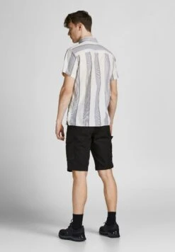 Jack & Jones Unifarbene Dex Mit Cargotaschen - Shorts - Schwarz -Kleding Discountwinkel a5054eba47b14da49563bf941fb04158