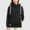 Khujo Rhabea - Hoodie - Schwarz -Kleding Discountwinkel a5f7ed74af40494e8bd962a6e3933d34