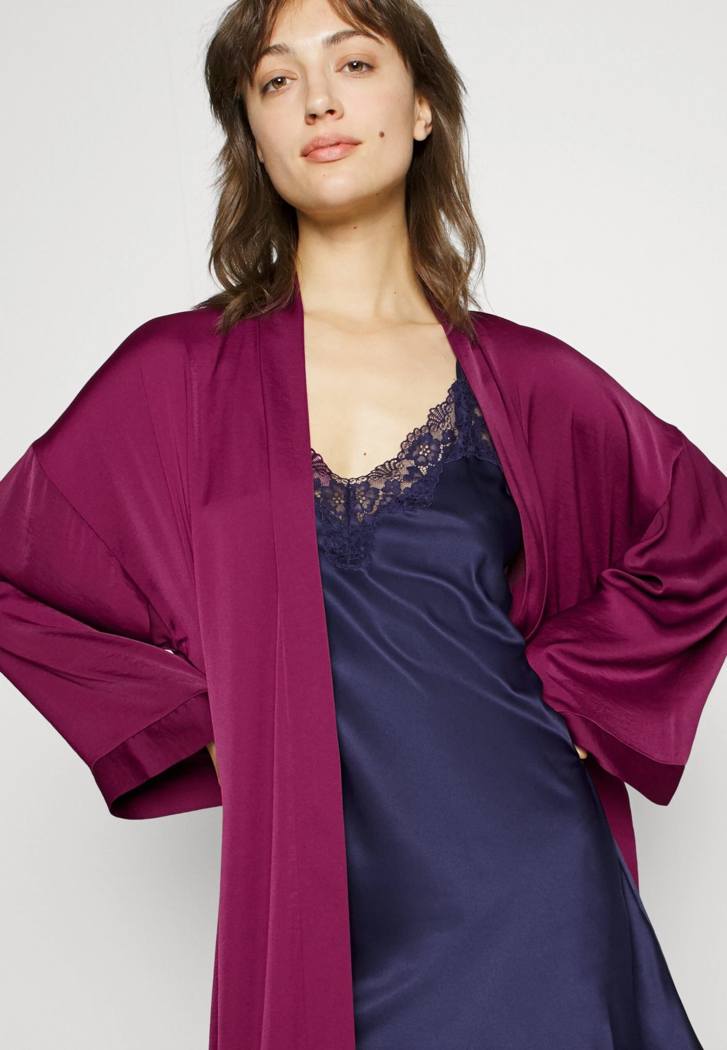 Anna Field Bridal Dressing Gown - Badjas - Purple 3 Anna Field Bridal Dressing Gown - Badjas - Purple