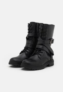 Friboo Leather - Veterlaarzen - Black 21 Friboo Leather - Veterlaarzen - Black -Kleding Discountwinkel a6ea1da249cb44eda3a6caf932ad74bf