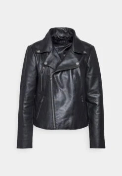 Mos Mosh Cami Leather Jacket - Leren Jas - Black -Kleding Discountwinkel a8d4401fce1042b88f77c5d5e449ec20