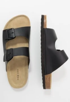 Pier One Unisex - Pantoffels - Black -Kleding Discountwinkel a98de5f417bd4f57b176937b18a12ab7