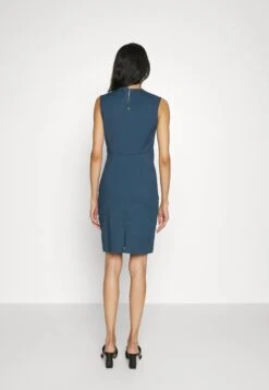 Patrizia Pepe Abito Dress - Etui-Jurk - Petrol Blue -Kleding Discountwinkel aed7c1a9ea1b46cc8b23015742a8cd10