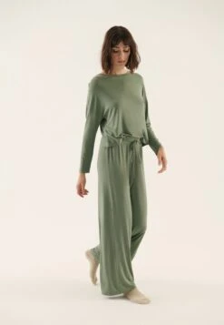 Anna Field Wide Leg - Pyjama - Khaki -Kleding Discountwinkel b0582ddda7cb423eabcd79a9b5e373dc