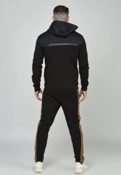 SikSilk Tape Zip Thru - Sweater Met Rits - Black -Kleding Discountwinkel b0f42f4733d04e6aa3fca0c176a55804