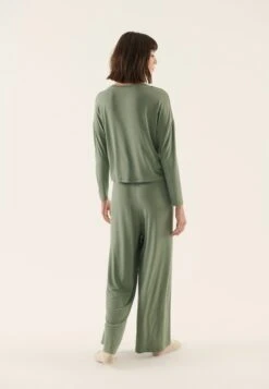 Anna Field Wide Leg - Pyjama - Khaki -Kleding Discountwinkel b221e0d411444a8fbb6c134598d86d40