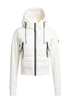 Khujo Dalis Shiny - Jas - Cremeweiß -Kleding Discountwinkel b4617ecda45149b6a6417d4a66ff2829