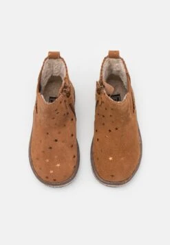 Friboo Leather - Korte Laarzen - Cognac -Kleding Discountwinkel b7c56b745783410398c330145a92d8a3