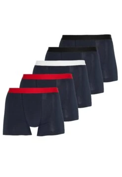 Pier One 5 Pack - Onderbroeken - Dark Blue/Red -Kleding Discountwinkel ba6f2f15b66a486c8ed852722b2b6472