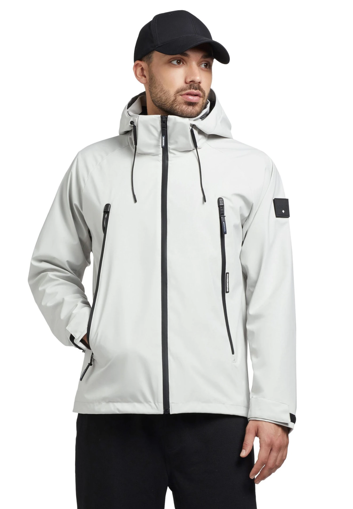 Khujo Adam - Regenjas - Hellgrau 10 Khujo Adam - Regenjas - Hellgrau - Afbeelding 8