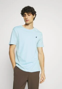 Pier One 5 Pack - T-Shirt Basic - Light Grey - 101_White - 001_Green - 602 -Kleding Discountwinkel c5d09be1320042ecb8b6f671d155ac8e