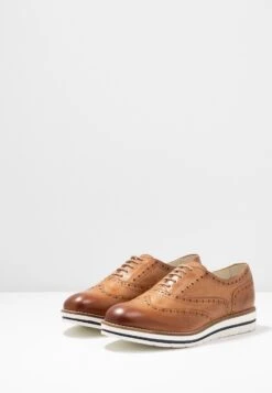 Anna Field Leather - Sportieve Veterschoenen - Cognac -Kleding Discountwinkel c63208e013b947dc987ae4c00b94aaef