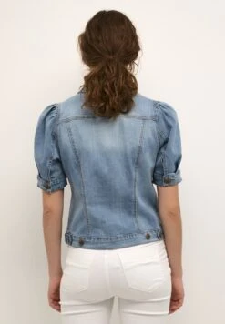 Culture Cubriana Ss - Overhemdblouse - Light Blue Wash -Kleding Discountwinkel caf30724fb854ba4a25318fdc837a63a