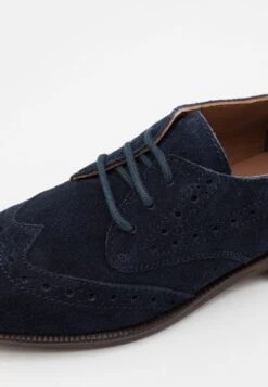 Friboo Leather - Veterschoenen - Dark Blue -Kleding Discountwinkel cd5f38bcb0c846e59b7e5a210efe156a