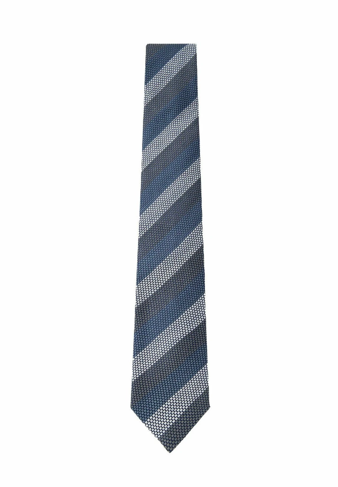 Hackett London Tri Stripe - Stropdas - Grey 3 Hackett London Tri Stripe - Stropdas - Grey