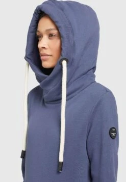 Khujo Rhabea - Hoodie - Dunkelblau -Kleding Discountwinkel d1b56d10ab594fb39a560696a5ee0108