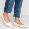 Anna Field Leather - Ballerina'S - White -Kleding Discountwinkel d266033781bd4154888e9b1652957290