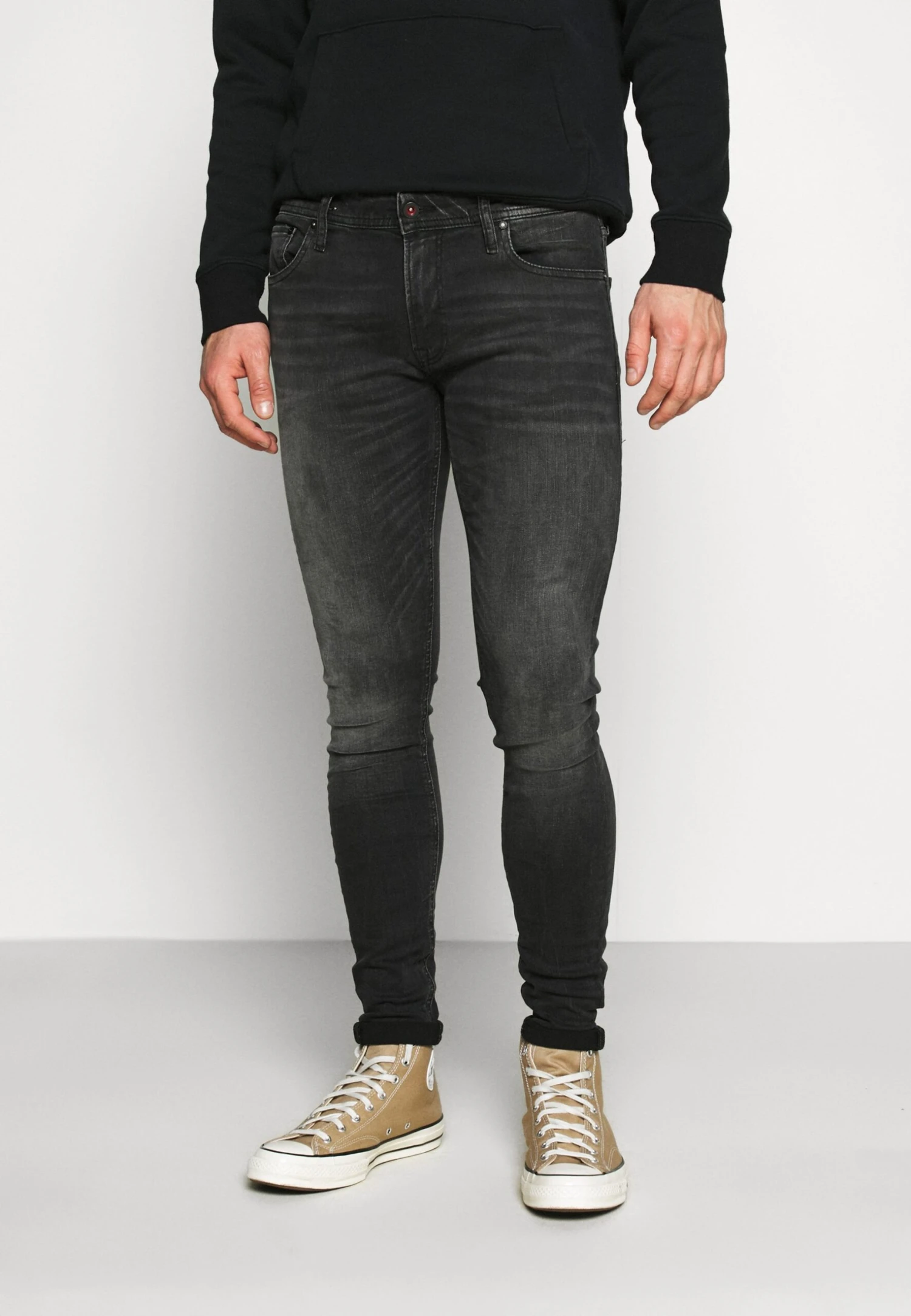 Jack & Jones Jjitom Jjoriginal- Jeans Skinny Fit - Black Denim 3 Jack & Jones Jjitom Jjoriginal- Jeans Skinny Fit - Black Denim