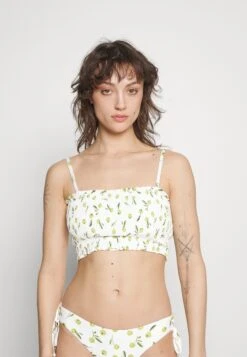 Seafolly Summer Crush Shirred Long Line Bandeau - Bikinitop - Off-White -Kleding Discountwinkel d30beb9cb95344b78c7442facd6500a4