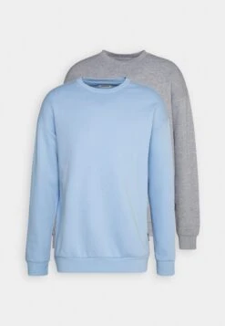 YOURTURN Unisex 2 Pack - Sweater - Light Blue/Mottled Grey -Kleding Discountwinkel d5605caa08164fc8800d1ae1108c4f57