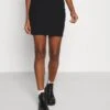 Even&Odd Basic Mini Ribbed Skirt - Kokerrok - Black -Kleding Discountwinkel d630847e2ebe46acbeeb87078a61e321