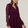 LELA Mini- Jurk - Purple -Kleding Discountwinkel d7e34d775ba146969e425d35ad3c92a7