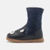 Friboo Leather - Snowboots- Dark Blue -Kleding Discountwinkel d7f28afbb92147568a097eb89108b2ac
