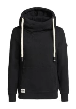 Khujo Rhabea - Hoodie - Schwarz -Kleding Discountwinkel dab36ded842544a5a5880cd51556f0ea
