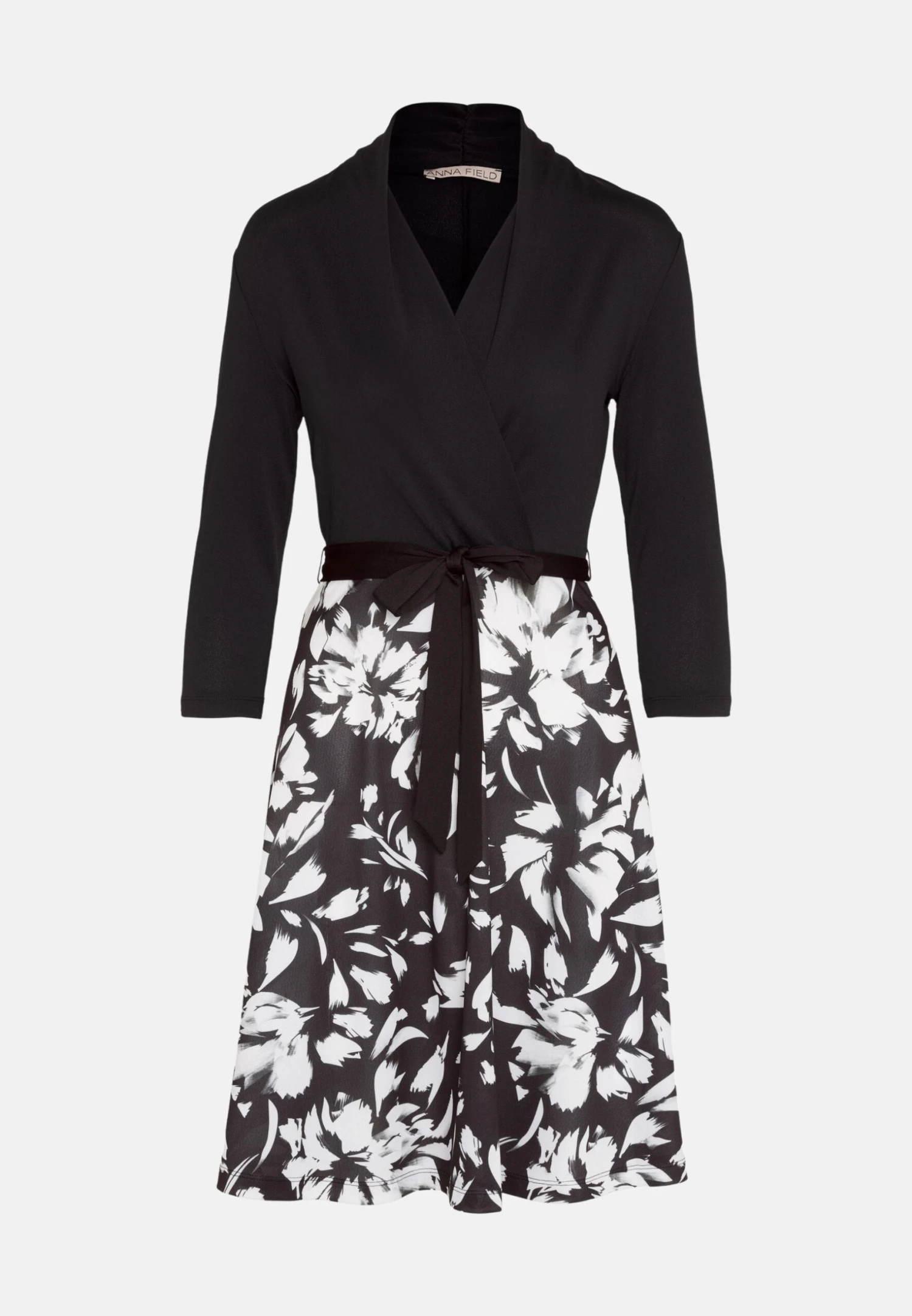 Anna Field Jerseyjurk - Black/White 7 Anna Field Jerseyjurk - Black/White - Afbeelding 5