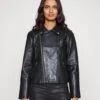 Mos Mosh Cami Leather Jacket - Leren Jas - Black -Kleding Discountwinkel dec558f71718456ab09b38b42f0f125d