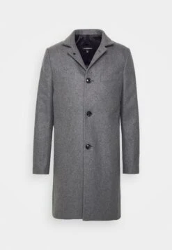 J.Lindeberg Holger Melton Coat - Mantel - Mid Grey Melange -Kleding Discountwinkel decfab5bcd294b989c19ee2a2a4e21f0