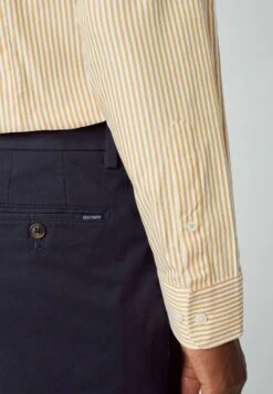 Hackett London Essential Bengal Stripe - Overhemd - White Yelow -Kleding Discountwinkel e166c751c12c4a67bab31344c7e66786